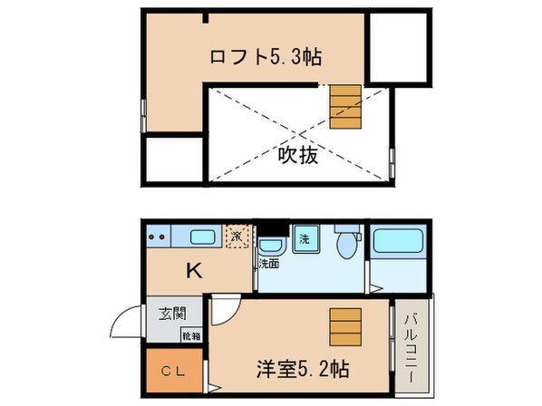 Casa Unoの物件間取画像